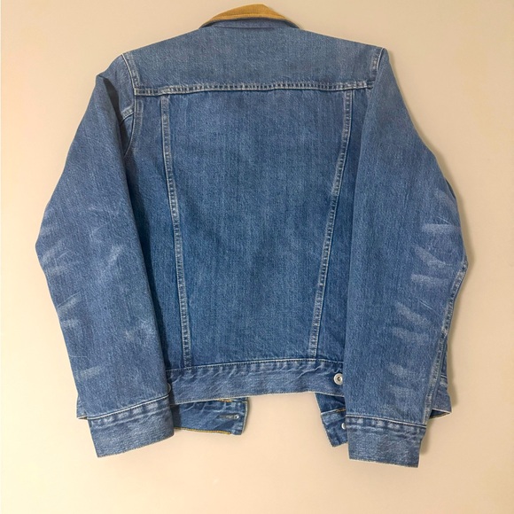 J. Crew Wallace & Barnes Men’s size small blanketed denim jacket. - Picture 4 of 4